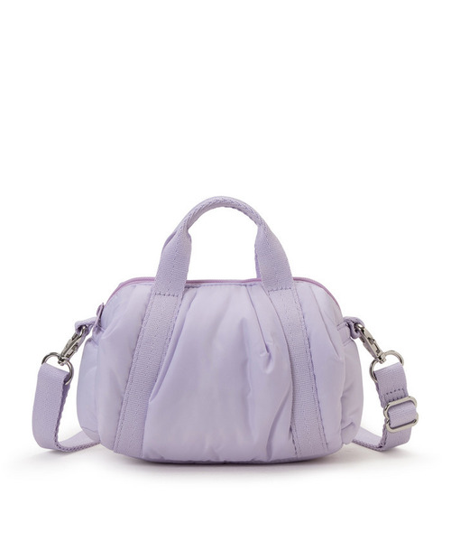LeSportsac(レスポートサック)の「SHEEN MINI DUFFEL シュガーライラック(ショルダーバッグ・レディース・パープル・FREE)」の11枚目の写真