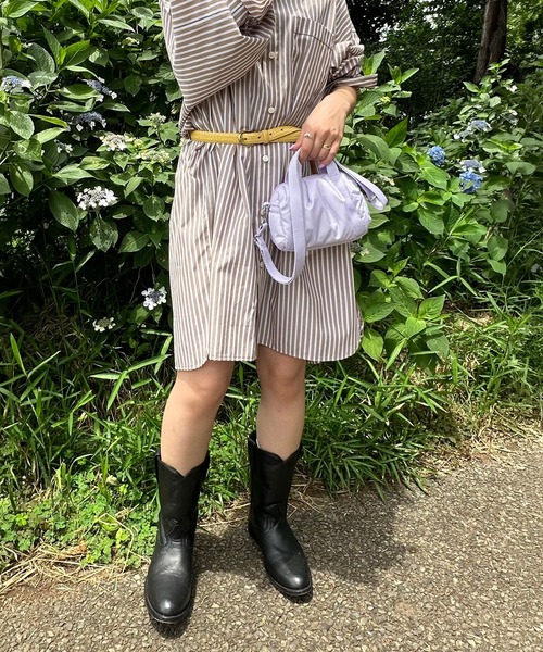 LeSportsac(レスポートサック)の「SHEEN MINI DUFFEL シュガーライラック(ショルダーバッグ・レディース・パープル・FREE)」の2枚目の写真