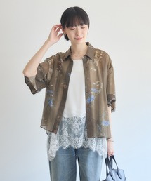 TRANOI. ヴィンテージフラワーシャツ