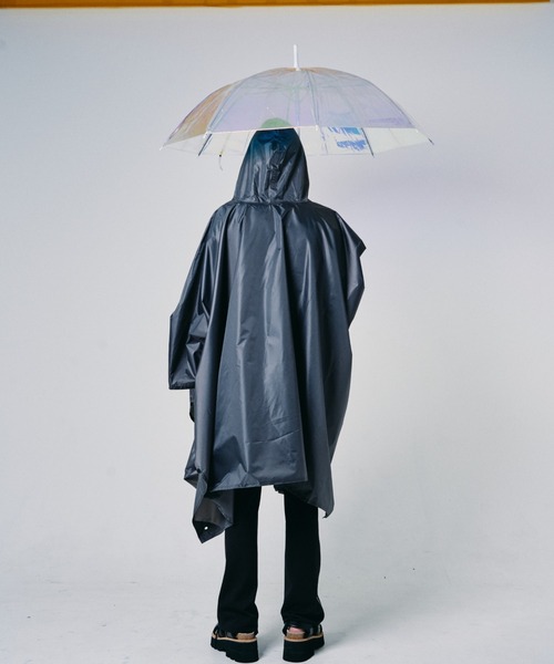 EFFECTEN(エフェクテン)の「【EFFECTEN】Utility rain poncho(ポンチョ・メンズ・グレー系その他2/グレー系その他・FREE)」の9枚目の写真