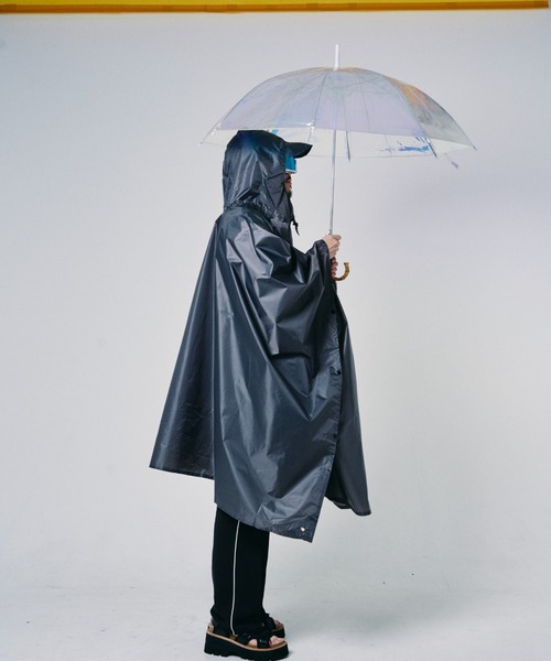 EFFECTEN(エフェクテン)の「【EFFECTEN】Utility rain poncho(ポンチョ・メンズ・グレー系その他2/グレー系その他・FREE)」の10枚目の写真