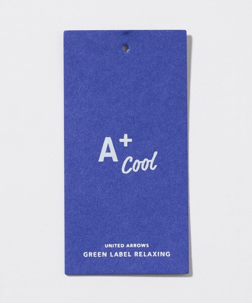 green label relaxing(グリーンレーベルリラクシング)の「A+ COOL Pトリコット シャドーストライプ スタンダード ボタンダウン 半袖 ドレスシャツ -ストレッチ・イージーアイロン・接触冷感・吸水速乾-(ビジネスシャツ・メンズ・ホワイト/ライトブルー・XL/L/S/M)」の4枚目の写真