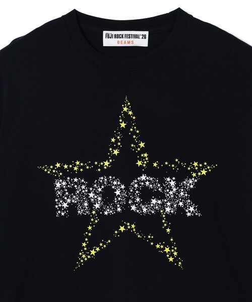 Ray BEAMS(レイビームス)の「〈WOMEN〉FUJI ROCK FESTIVAL'26 / EISUKE HOSHI / ROCK STAR TEE(Tシャツ/カットソー・レディース・ブラック・SMALL)」の3枚目の写真