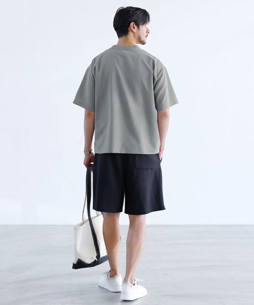 SPU(スプ)の「【セットアップ対応】【接触冷感・防シワ・速乾】ドライポリ半袖プルオーバー(Tシャツ/カットソー・メンズ・ブラック/グレー/ネイビー・S/L/M/XL)」の20枚目の写真