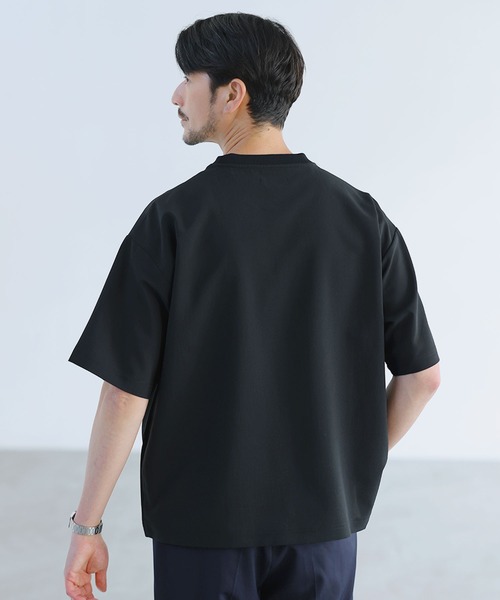 SPU(スプ)の「【セットアップ対応】【接触冷感・防シワ・速乾】ドライポリ半袖プルオーバー(Tシャツ/カットソー・メンズ・ブラック/グレー/ネイビー・S/L/M/XL)」の10枚目の写真