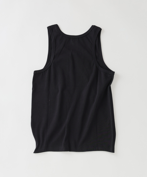 EDIFICE(エディフィス)の「FORM CONTOUR リブ タンクトップ(Tシャツ/カットソー・メンズ・ブラック/チャコールグレー/ホワイト・MEDIUM/LARGE)」の7枚目の写真