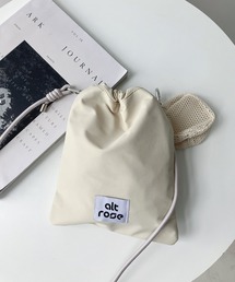 AS KNOW AS plus | メッシュポーチ付き ミニ巾着ショルダーバッグ(ショルダーバッグ)