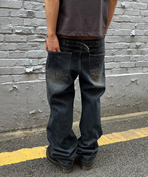 JUAN HOMME(ジュアンオム)の「コアス レギュラーデニムパンツ(ヴィンテージブルー)(デニムパンツ・メンズ・その他・LARGE/MEDIUM/SMALL)」の13枚目の写真