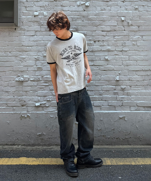 JUAN HOMME(ジュアンオム)の「コアス レギュラーデニムパンツ(ヴィンテージブルー)(デニムパンツ・メンズ・その他・LARGE/MEDIUM/SMALL)」の12枚目の写真