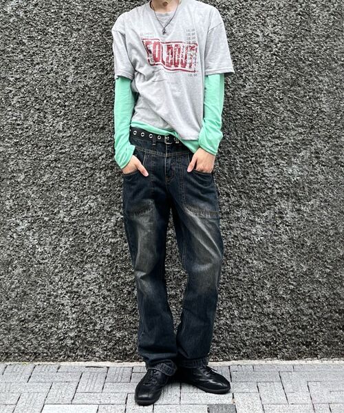 JUAN HOMME(ジュアンオム)の「コアス レギュラーデニムパンツ(ヴィンテージブルー)(デニムパンツ・メンズ・その他・LARGE/MEDIUM/SMALL)」の17枚目の写真