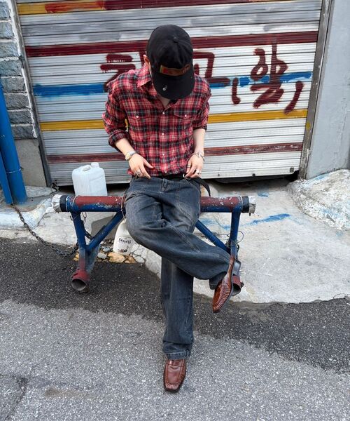 JUAN HOMME(ジュアンオム)の「コアス レギュラーデニムパンツ(ヴィンテージブルー)(デニムパンツ・メンズ・その他・LARGE/MEDIUM/SMALL)」の22枚目の写真