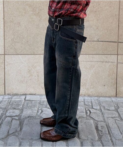 JUAN HOMME(ジュアンオム)の「コアス レギュラーデニムパンツ(ヴィンテージブルー)(デニムパンツ・メンズ・その他・LARGE/MEDIUM/SMALL)」の21枚目の写真