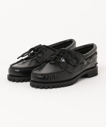Timberland | Timberland ティンバーランド NOREEN BOAT SHOE ノリーン スリーアイ ボートシューズ A2GNV-EL2 ABC-MART限定 *BLK FL GRN(その他シューズ)