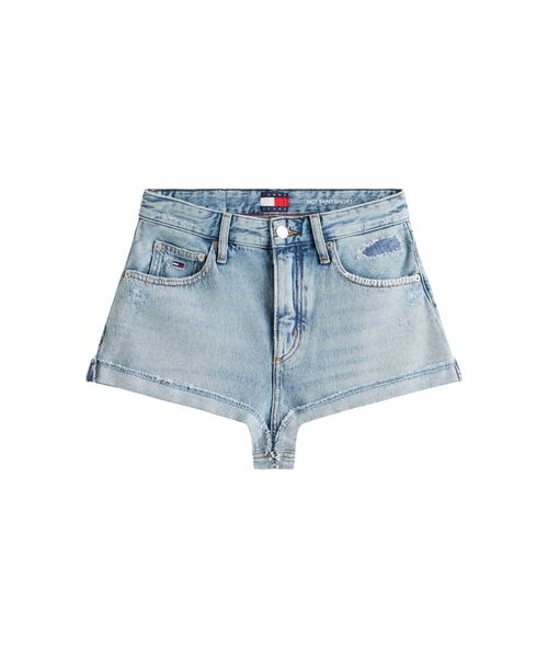 tommy jeans（トミー ジーンズ）の「デニムホットパンツ（デニムパンツ・レディース・インディゴブルー・27inch/25inch/26inch）」の4枚目の写真