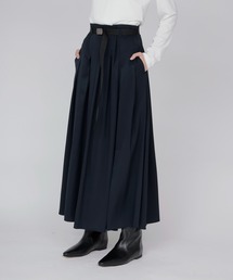 irregular tuck belt skirt(イレギュラータックベルトスカート)
