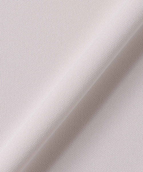 Jines(ジネス)の「機能素材レースミックストップス(ポロシャツ・レディース・ベージュ/カーキ/ネイビー・38)」の9枚目の写真