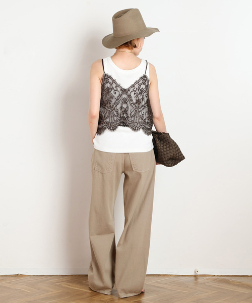 AP STUDIO（エーピーストゥディオ）の「【NOEND LOSANGELES】KALLIE wide curve denim（デニムパンツ・レディース・ベージュ・24cm）」の15枚目の写真