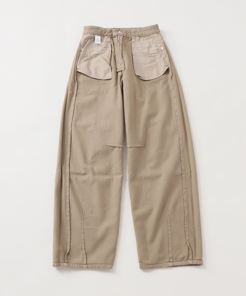 AP STUDIO（エーピーストゥディオ）の「【NOEND LOSANGELES】KALLIE wide curve denim（デニムパンツ・レディース・ベージュ・24cm）」の4枚目の写真