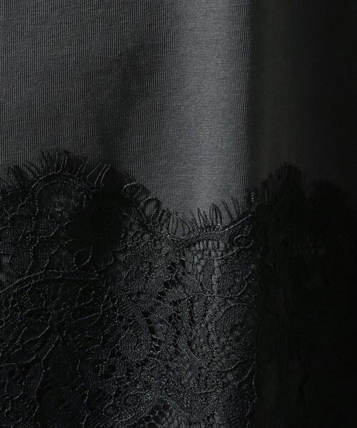 THE SHOP TK (ザ ショップ ティーケー )の「レース切替 ロングTシャツ(Tシャツ/カットソー・レディース・スミクロ/オフホワイト/ブラック・12/13)」の22枚目の写真