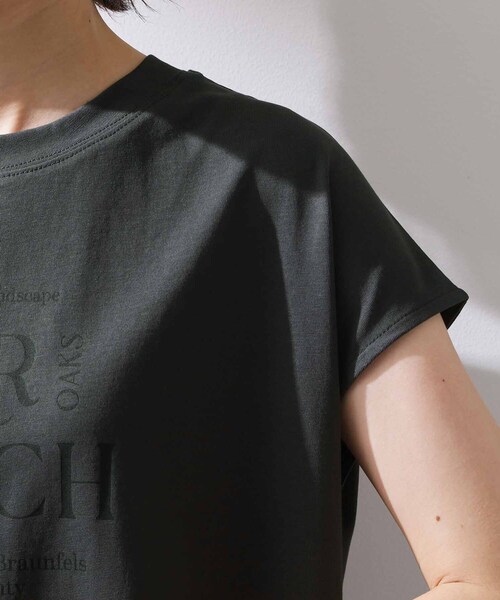 THE SHOP TK (ザ ショップ ティーケー )の「レース切替 ロングTシャツ(Tシャツ/カットソー・レディース・スミクロ/オフホワイト/ブラック・12/13)」の12枚目の写真