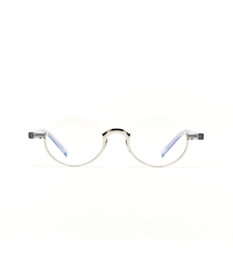 grafik:plastic（グラフィックプラスチック）の「zola.t_silver.gray clear（メガネ）」