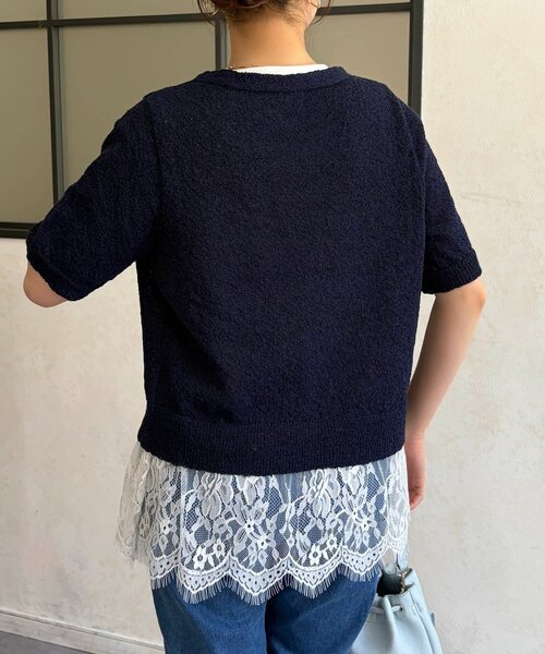 Chez toi(シェトワ)の「裾レースプルオーバー(Tシャツ/カットソー・レディース・ブラック/ホワイト/ホワイト系その他・FREE)」の17枚目の写真