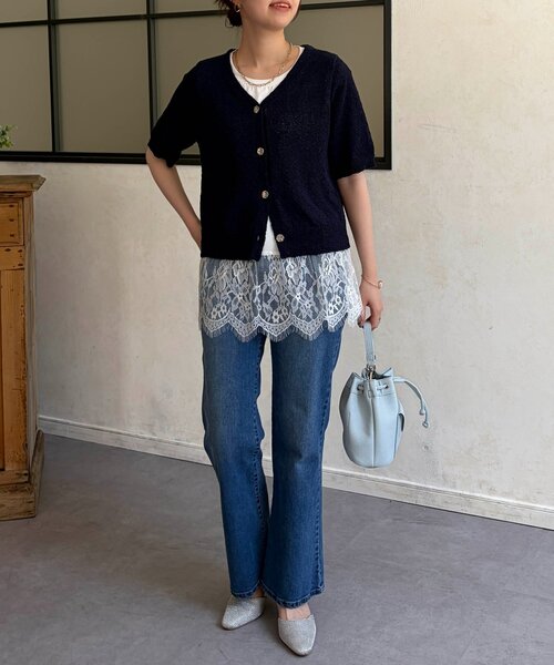 Chez toi(シェトワ)の「裾レースプルオーバー(Tシャツ/カットソー・レディース・ブラック/ホワイト/ホワイト系その他・FREE)」の18枚目の写真
