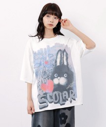 ScoLar | 162712:もこもこラビル柄Tシャツ(Tシャツ/カットソー)