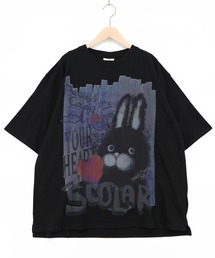ScoLar | 162712：もこもこラビル柄Tシャツ(Tシャツ/カットソー)