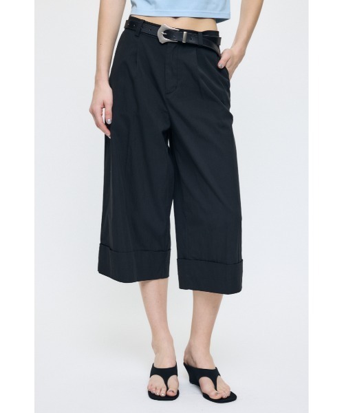 MOUSSY(マウジー)の「WASHED CHINO CROPPED パンツ(その他パンツ・レディース・ブラック/ベージュ・2/1)」の16枚目の写真