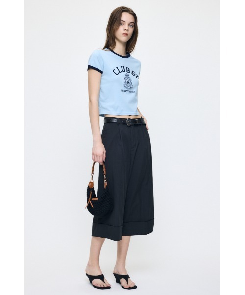 MOUSSY(マウジー)の「WASHED CHINO CROPPED パンツ(その他パンツ・レディース・ブラック/ベージュ・2/1)」の17枚目の写真