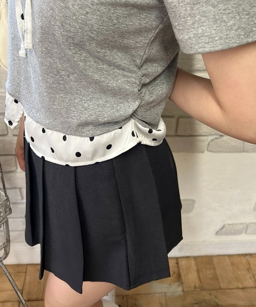 PHILLY（フィリー）の「ドットシャツドッキングT（Tシャツ/カットソー・レディース・ブラック/グレー・FREE）」の12枚目の写真