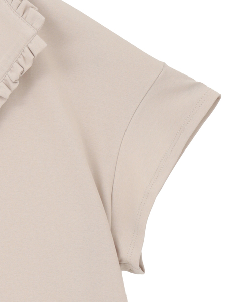 LOGEMENT DE CLAIRE(ロジュモンドクレール)の「【LOURMARIN】フリルカラープルオーバー(Tシャツ/カットソー・レディース・ブラック/カーキ/ライトベージュ・FREE)」の16枚目の写真