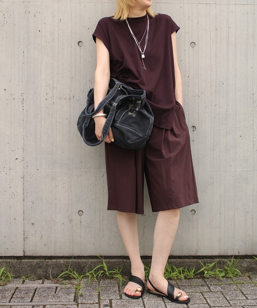 Scrap Book(スクラップブック)の「【HOSU.ATPD】DOB加工キャンバストートバッグ(トートバッグ・レディース・ブラック/レッド・FREE)」の3枚目の写真