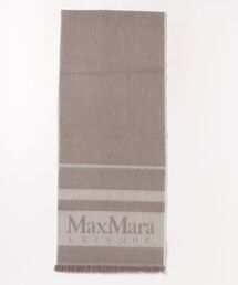 【S】【it】【MaxMara】ロゴデザイン ストール マフラー
