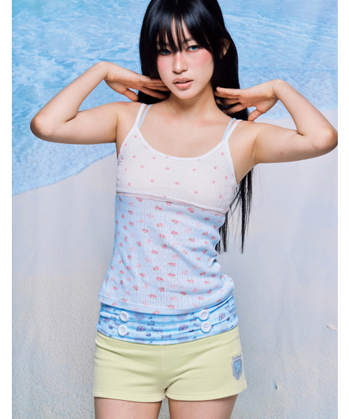 HONKYO(ホンキョ)の「Double Strap Lace Sleeveless- Multi Coquette(Tシャツ/カットソー・レディース・その他・FREE)」の4枚目の写真