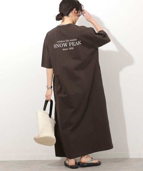 Snow Peak(スノーピーク)の「《WEB限定追加》別注【Snow Peak/スノーピーク】ワンピース(ワンピース・レディース・ブラック/ブラウン・FREE)」の13枚目の写真