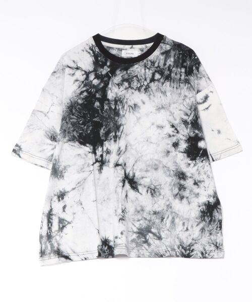 ARCHIVER(アーカイバ)の「【RS】【ATELANE】タイダイ染めルーズシルエット半袖T(Tシャツ/カットソー・メンズ・ホワイト・MEDIUM)」の1枚目の写真