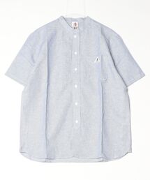 GLOSTER | GEVACO綿麻バンドカラーシャツ(シャツ/ブラウス)