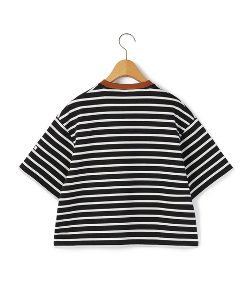 ORCIVAL(オーシバル)の「IL BISONTE × ORCIVAL ショート丈Tシャツ / 2026(Tシャツ/カットソー・レディース・ホワイト×ブラック/ブラック×ホワイト・FREE)」の3枚目の写真