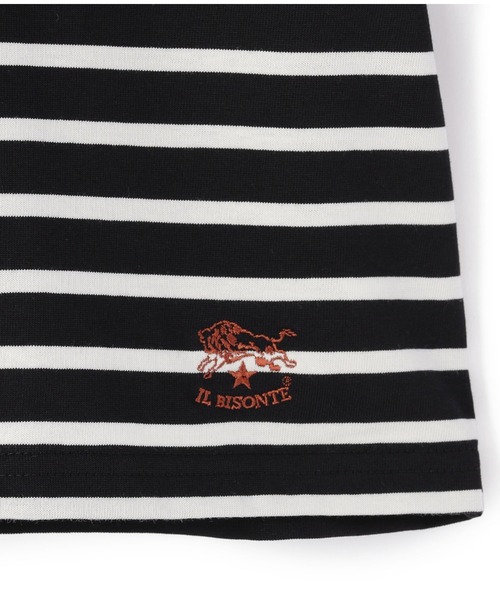 ORCIVAL(オーシバル)の「IL BISONTE × ORCIVAL ショート丈Tシャツ / 2026(Tシャツ/カットソー・レディース・ホワイト×ブラック/ブラック×ホワイト・FREE)」の7枚目の写真