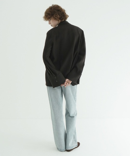 CLANE(クラネ)の「TENCEL SHIRT JACKET(シャツ/ブラウス・レディース・ブラウン/アイボリー・1)」の7枚目の写真