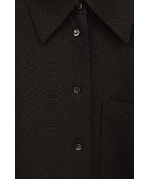 CLANE(クラネ)の「TENCEL SHIRT JACKET(シャツ/ブラウス・レディース・ブラウン/アイボリー・1)」の20枚目の写真