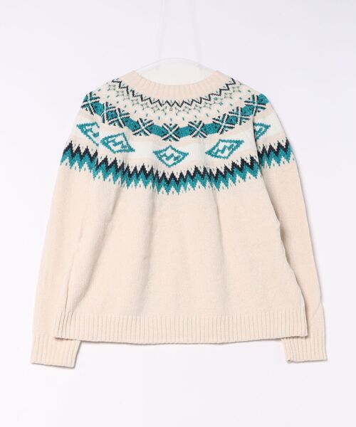 BILLABONG(ビラボン)の「BILLABONG/ビラボン セーター BG014604(ニット/セーター・レディース・ブラウン/アイボリー・M)」の9枚目の写真
