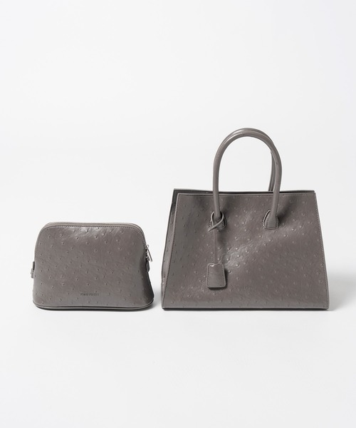 PRANK PROJECT(プランクプロジェクト)の「【2026Autumn Pre-Order】マルチファブリックトートバッグ / Multi-Fabric Tote Bag(トートバッグ・レディース・グレー/ベージュ/ブラック・FREE)」の2枚目の写真