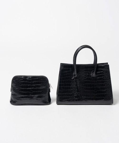 PRANK PROJECT(プランクプロジェクト)の「【2026Autumn Pre-Order】マルチファブリックトートバッグ / Multi-Fabric Tote Bag(トートバッグ・レディース・グレー/ベージュ/ブラック・FREE)」の1枚目の写真