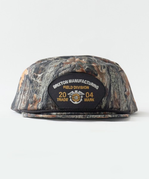 BRIXTON(ブリクストン)の「BRIXTON/ブリクストン DIVISION NP MP SNAPBACK ミディアムプロファイル 刺繍パッチ フラットバイザー キャップ メンズ ストリート 2026年 夏 夏服(キャップ・メンズ・オフホワイト/カモフラージュ・ONE SIZE)」の2枚目の写真