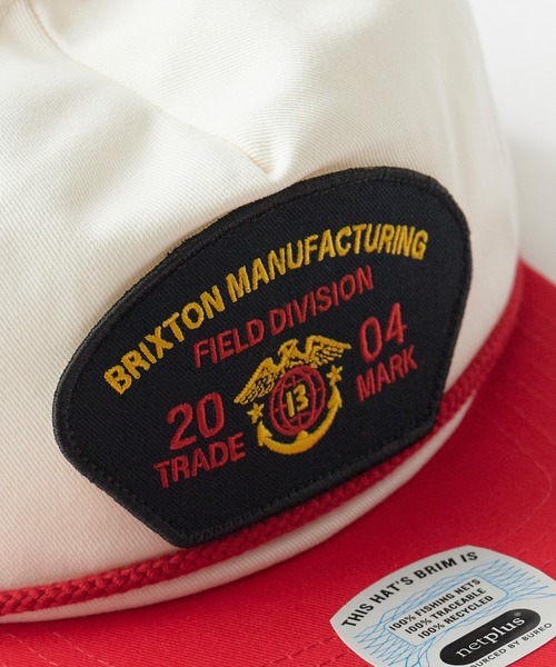 BRIXTON(ブリクストン)の「BRIXTON/ブリクストン DIVISION NP MP SNAPBACK ミディアムプロファイル 刺繍パッチ フラットバイザー キャップ メンズ ストリート 2026年 夏 夏服(キャップ・メンズ・オフホワイト/カモフラージュ・ONE SIZE)」の7枚目の写真