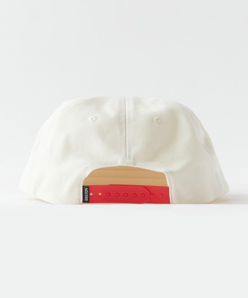BRIXTON(ブリクストン)の「BRIXTON/ブリクストン DIVISION NP MP SNAPBACK ミディアムプロファイル 刺繍パッチ フラットバイザー キャップ メンズ ストリート 2026年 夏 夏服(キャップ・メンズ・オフホワイト/カモフラージュ・ONE SIZE)」の3枚目の写真
