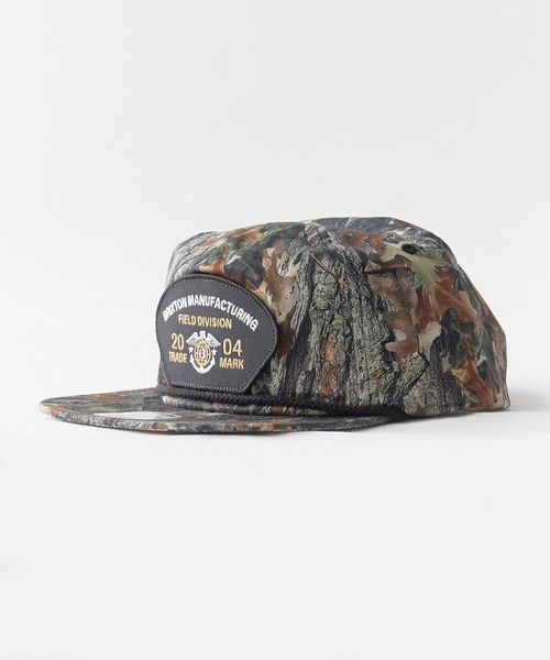 BRIXTON(ブリクストン)の「BRIXTON/ブリクストン DIVISION NP MP SNAPBACK ミディアムプロファイル 刺繍パッチ フラットバイザー キャップ メンズ ストリート 2026年 夏 夏服(キャップ・メンズ・オフホワイト/カモフラージュ・ONE SIZE)」の8枚目の写真